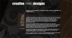 Desktop Screenshot of creativeironcharlotte.com